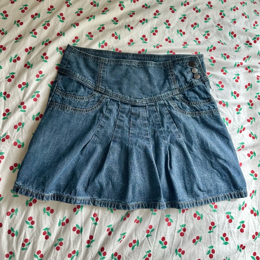 GAP Blue Denim Mini Skirt